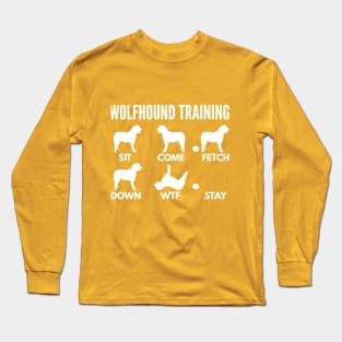 Wolfhound Training Wolfhound Dog Tricks Long Sleeve T-Shirt